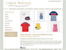 Tablet Screenshot of littlerascalsclothes.com
